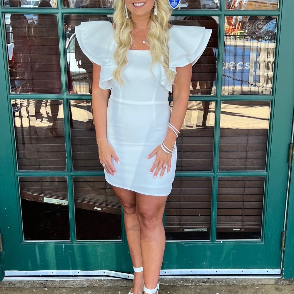 Worn once white dress